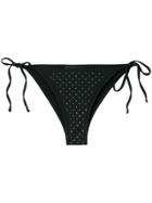 Zadig & Voltaire Crystal Embellished Bikini Bottom - Black