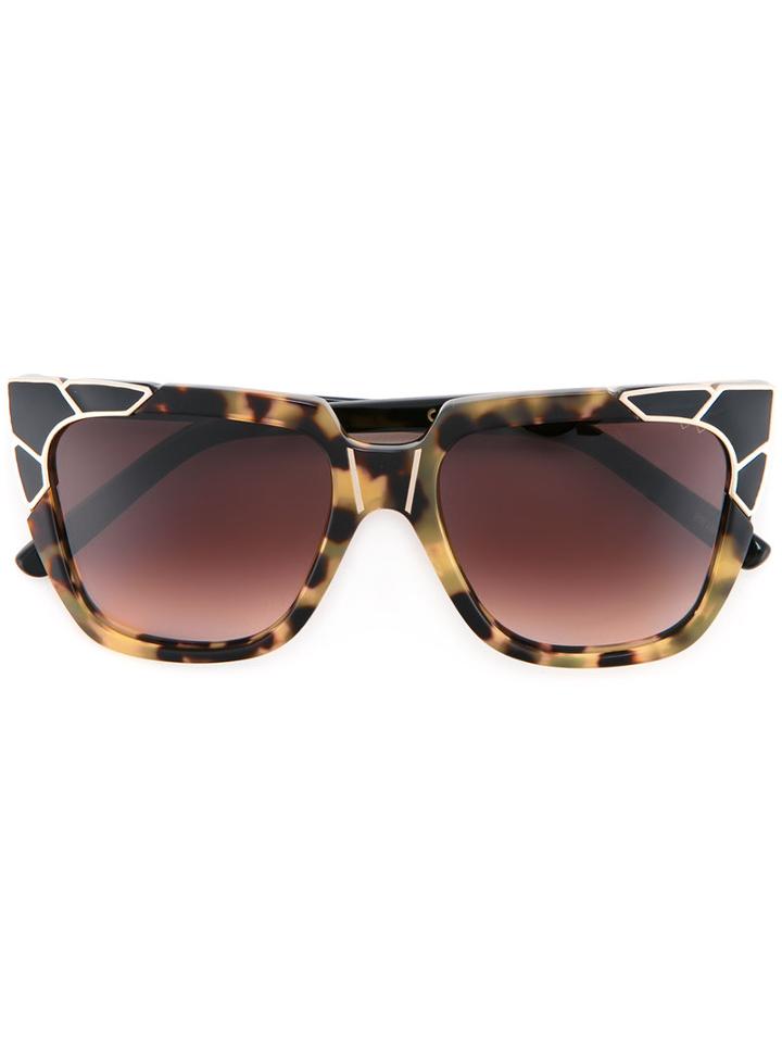 Pared Eyewear Charlie & The Angels Sunglasses, Women's, Brown, Plastic