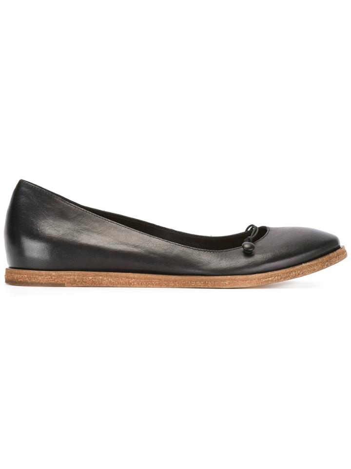 Del Carlo Classic Ballerinas - Black