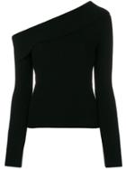 Theory Asymmetric Knitted Top - Black