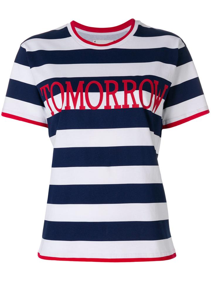 Alberta Ferretti Tomorrow Striped T-shirt - Blue