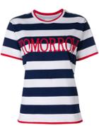 Alberta Ferretti Tomorrow Striped T-shirt - Blue