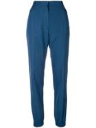 Sonia Rykiel Elastic Cuff Trousers - Blue