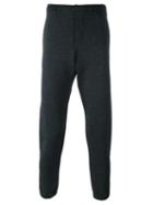 Marni Straight Leg Trackpants, Men's, Size: 44, Grey, Virgin Wool/polyamide/cotton