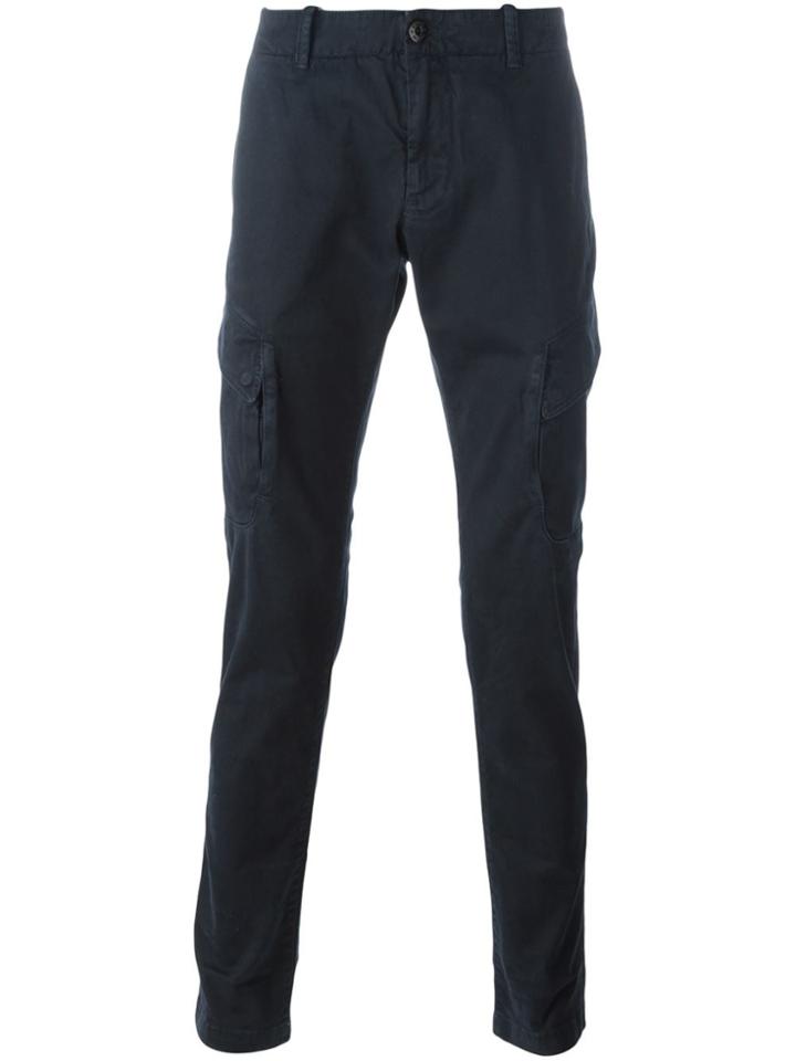Stone Island Cargo Pocket Trousers - Blue