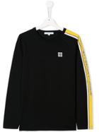 Givenchy Kids Side Stripe Sweatshirt - Black