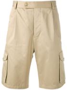 Moncler Gamme Bleu Classic Cargo Shorts, Men's, Size: 4, Nude/neutrals, Cotton