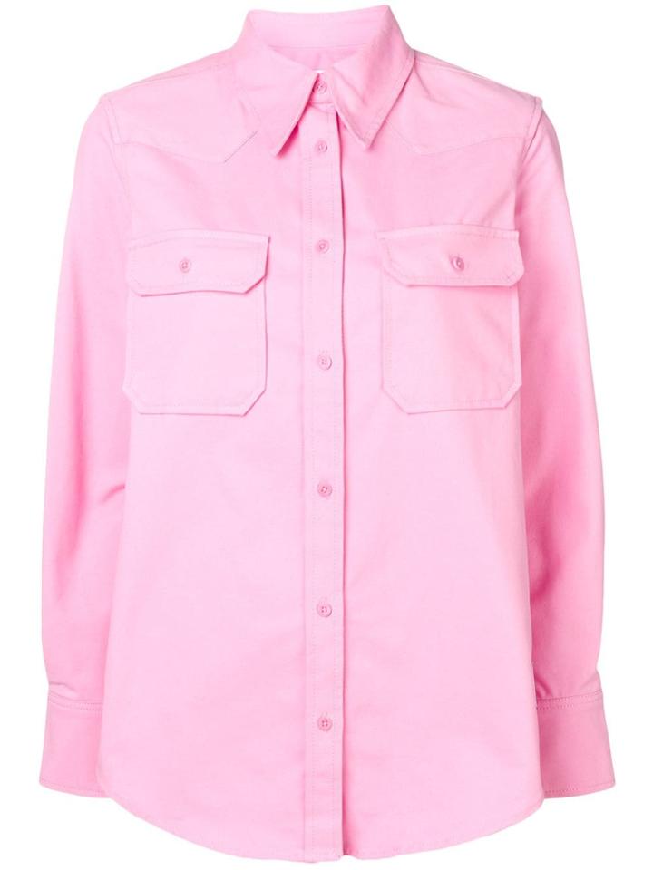 Calvin Klein Jeans Double Pocket Shirt - Pink