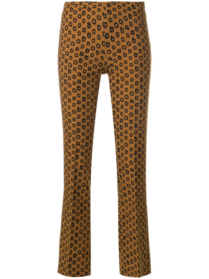 Meme Mirtillo Cropped Trousers - Yellow & Orange