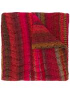 Missoni Knitted Scarf - Red