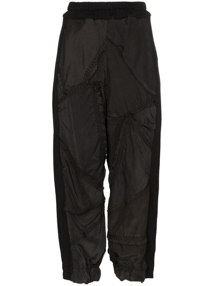 By Walid Sergio Cropped Trousers - Black