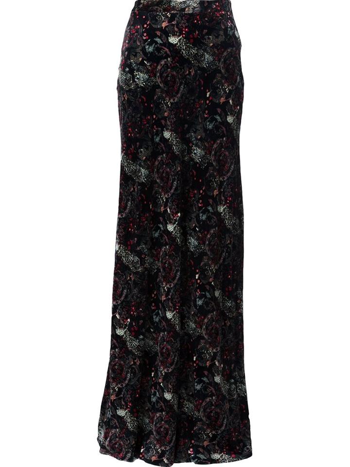 Roberto Cavalli Paisley Print Skirt
