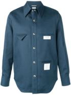 Thom Browne Inside-out Mackintosh Shirt Jacket - Blue