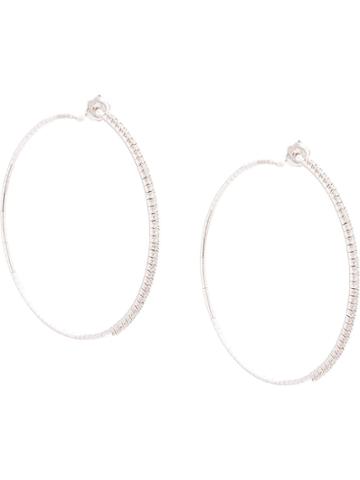 Mattia Cielo 18kt White Gold Diamond Dangle Earrings
