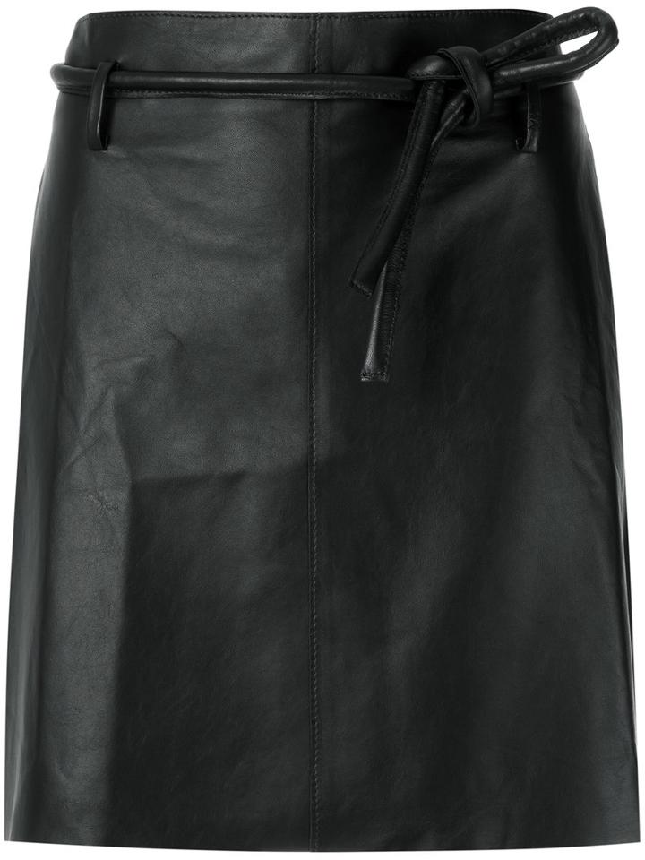 Egrey - Leather Skirt - Women - Leather - 42, Black, Leather