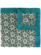 Massimo Alba Abstract Pattern Foulard, Men's, Blue, Cashmere