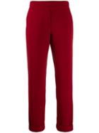 P.a.r.o.s.h. Slim Fit Cropped Trousers - Red