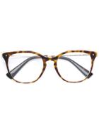 Valentino Eyewear Tortoiseshell Glasses - Brown
