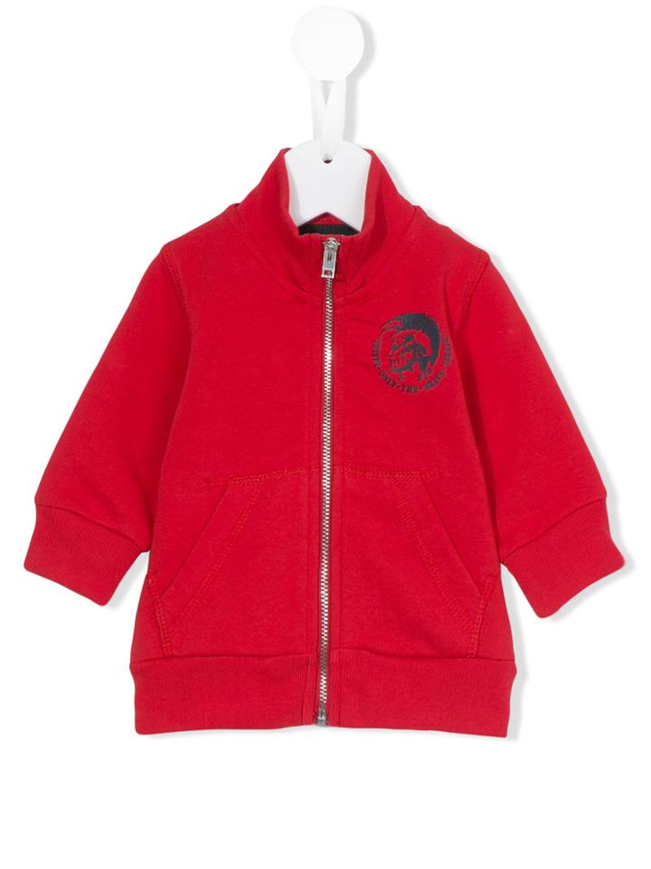 Diesel Kids - Samab Track Jacket - Kids - Cotton - 18 Mth, Red