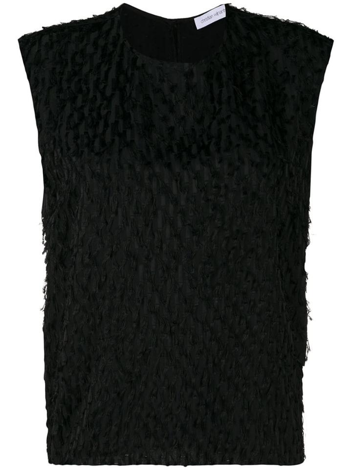 Christian Wijnants Tam Vest Top - Black