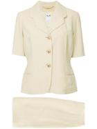 Céline Vintage Short-sleeved Buttoned Jacket - Neutrals