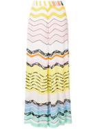 Missoni Zig-zag Palazzo Trousers - Multicolour