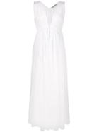 Three Graces Stray Pleasures Sleeveless Maxi Dress - White