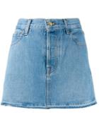 J Brand A-line Denim Skirt - Blue