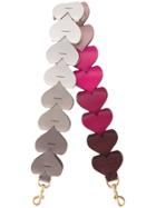 Anya Hindmarch Heart Link Shoulder Strap - Pink & Purple
