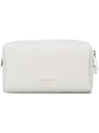 Common Projects Logo Stamp Toiletry Bag - White