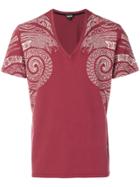 Just Cavalli V-neck T-shirt - Pink & Purple
