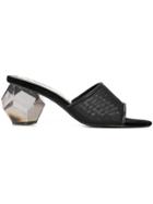 Tu Es Mon Trésor Dodecahedron Heel Mules - Black