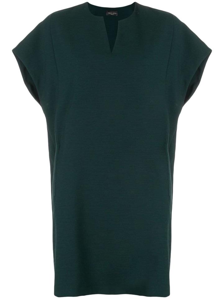 Roberto Collina Shift Short Dress - Green