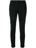 No21 Cropped Skinny Fit Trousers - Black