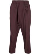 Necessity Sense High-waisted Loose Trousers - Red