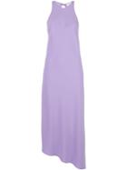 Nomia Asymmetrical Hem Dress - Purple
