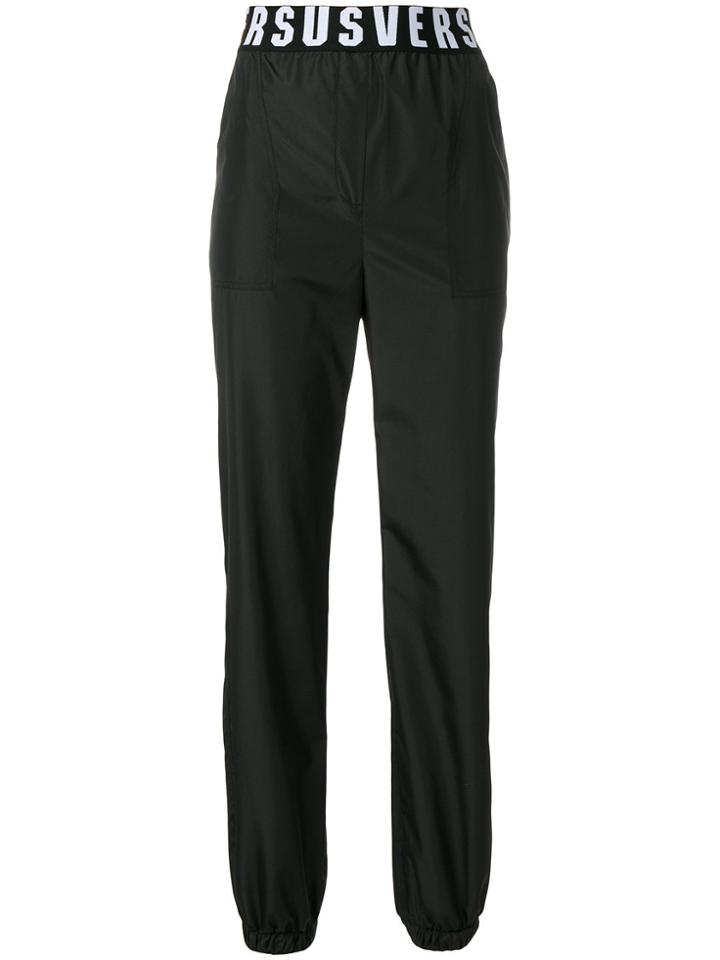 Versus Shell Track Pants - Black