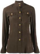 Valentino Pre-owned Printed Button-down Shirt - Brown