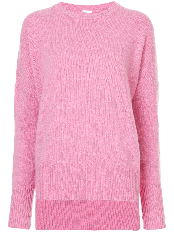 Adam Lippes Round Neck Sweater - Pink & Purple
