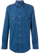 Tom Ford Western Style Shirt - Blue
