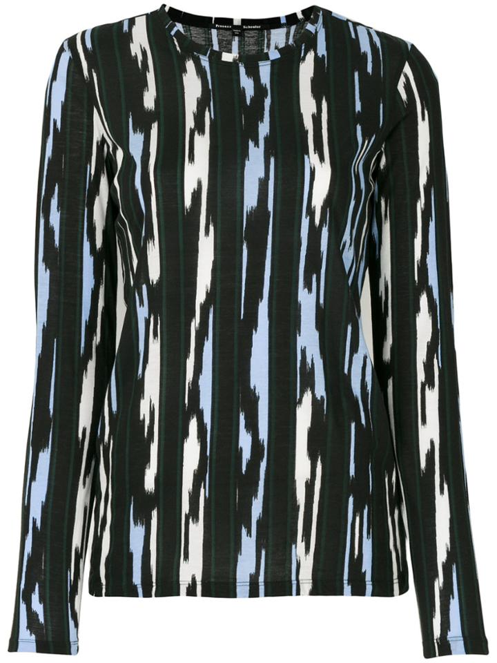 Proenza Schouler Embroidered Knitted Sweater - Black
