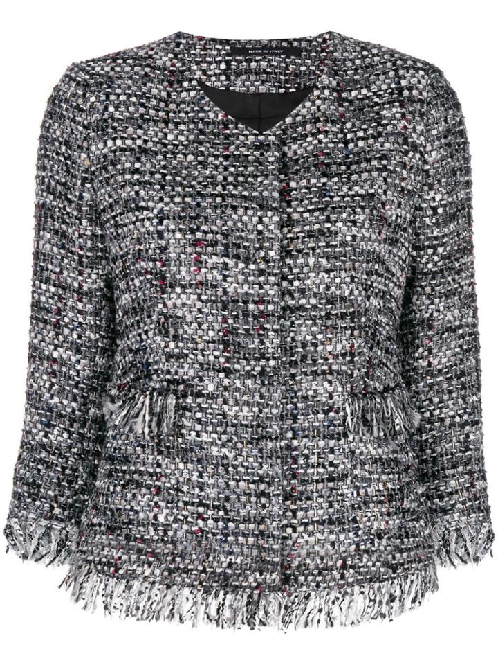 Tagliatore Milly Tweed Jacket - Grey