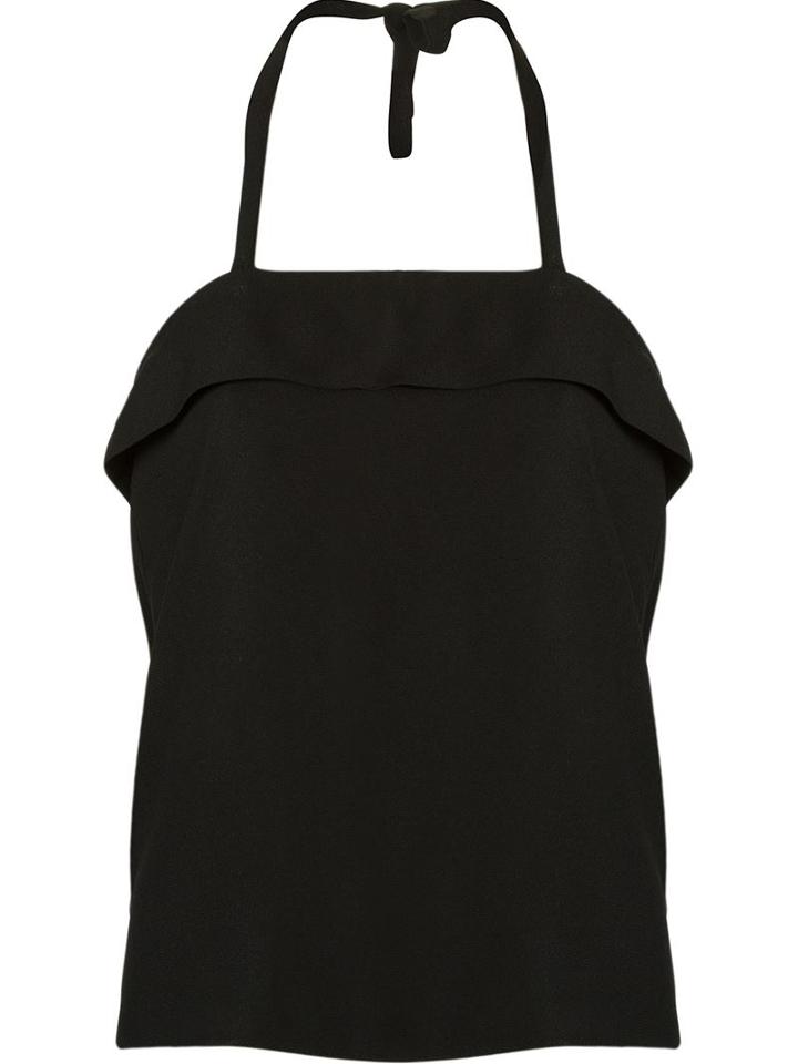 Uma Raquel Davidowicz - 'troia' Top - Women - Acetate/viscose - 42, Black, Acetate/viscose