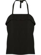 Uma Raquel Davidowicz - 'troia' Top - Women - Acetate/viscose - 42, Black, Acetate/viscose