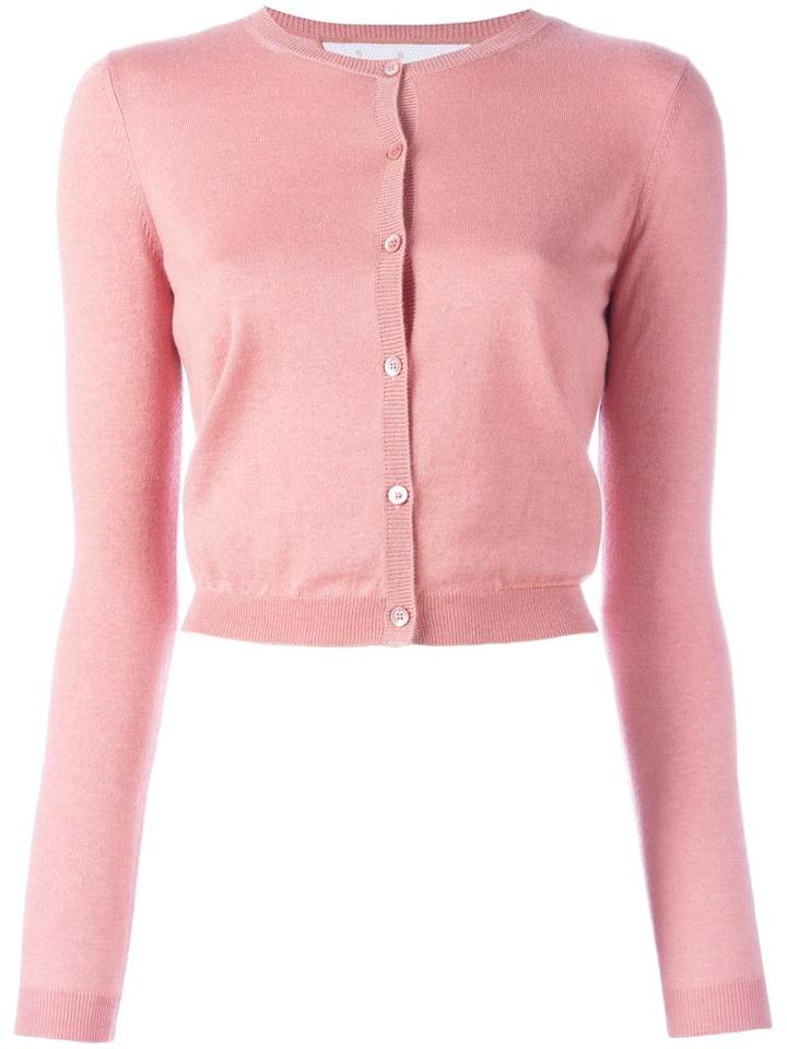Red Valentino Button Up Cardigan, Women's, Size: Small, Pink/purple, Cashmere/silk/polyamide
