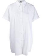 Mm6 Maison Margiela Oversized Shirt Dress - White