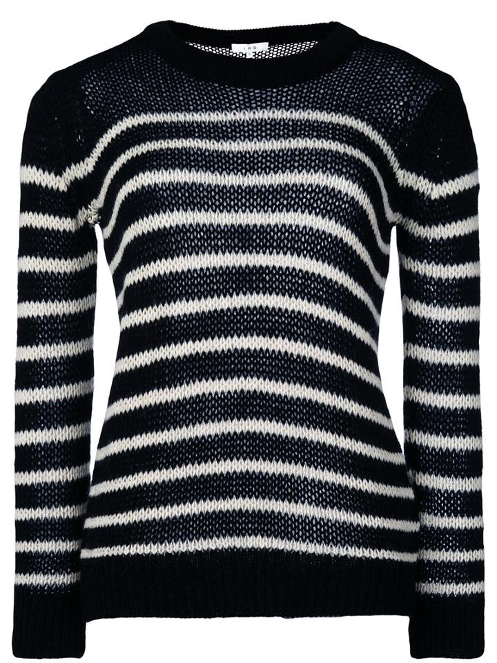 Iro - Somka Striped Sweater - Women - Acrylic/alpaca/merino - Xs, Black, Acrylic/alpaca/merino