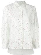 Ps By Paul Smith 'heart' Printed Shirt, Women's, Size: 46, White, Cotton