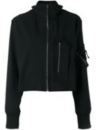 Damir Doma - Zip Up Roll Neck Jacket - Women - Cotton/polyamide/spandex/elastane/cupro - M, Women's, Black, Cotton/polyamide/spandex/elastane/cupro