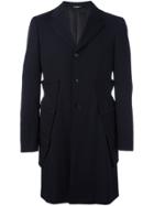 Comme Des Garçons Homme Plus Pocket Detail Coat - Blue
